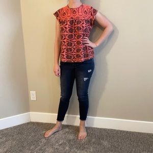 Beautiful Postage Stamp (Anthropologie) Top